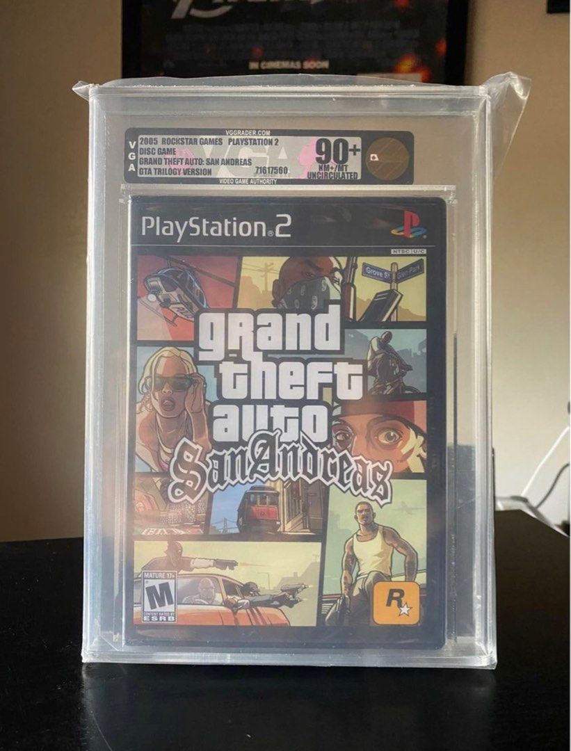 RUSH!! Grand Theft Auto VGA 90+ graded video game SELLING AS SET, Video