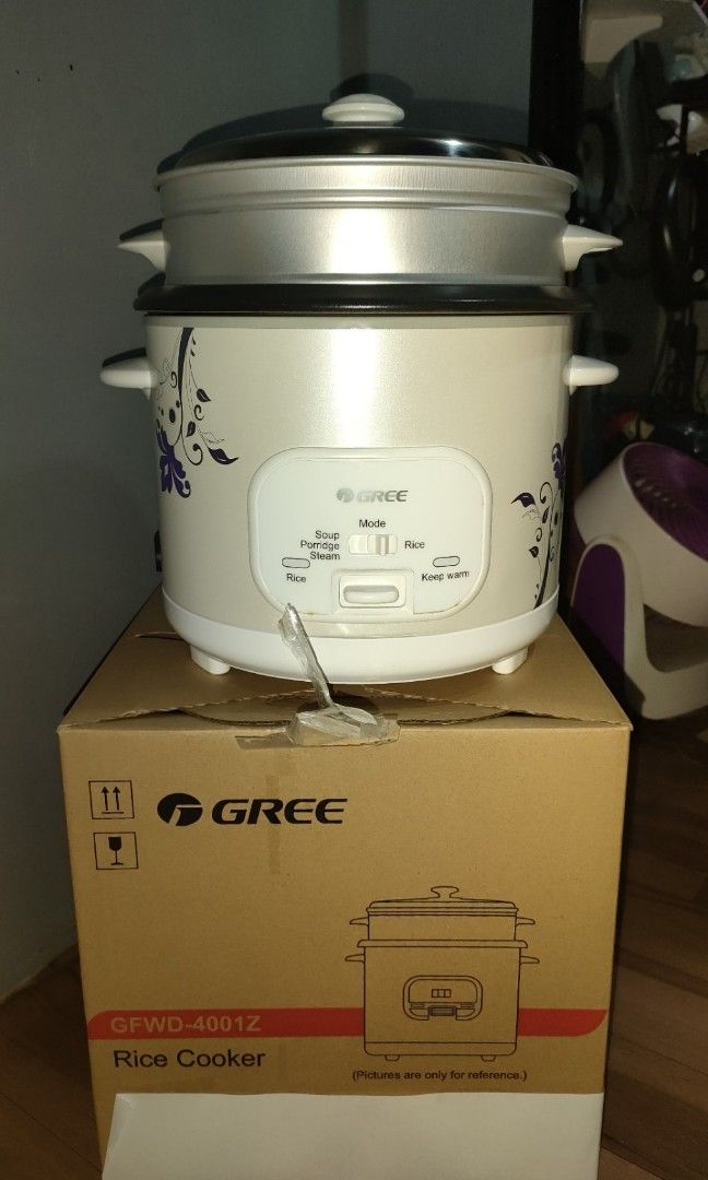 Gree 4L Rice Cooker GFWD400IZ9xn, TV & Home Appliances, Kitchen