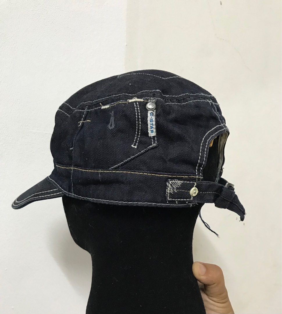 Denim robo cap top