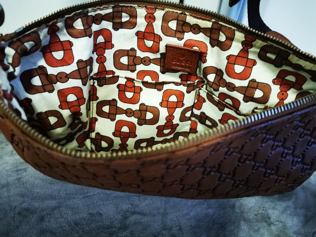 Gucci leather sling bag online