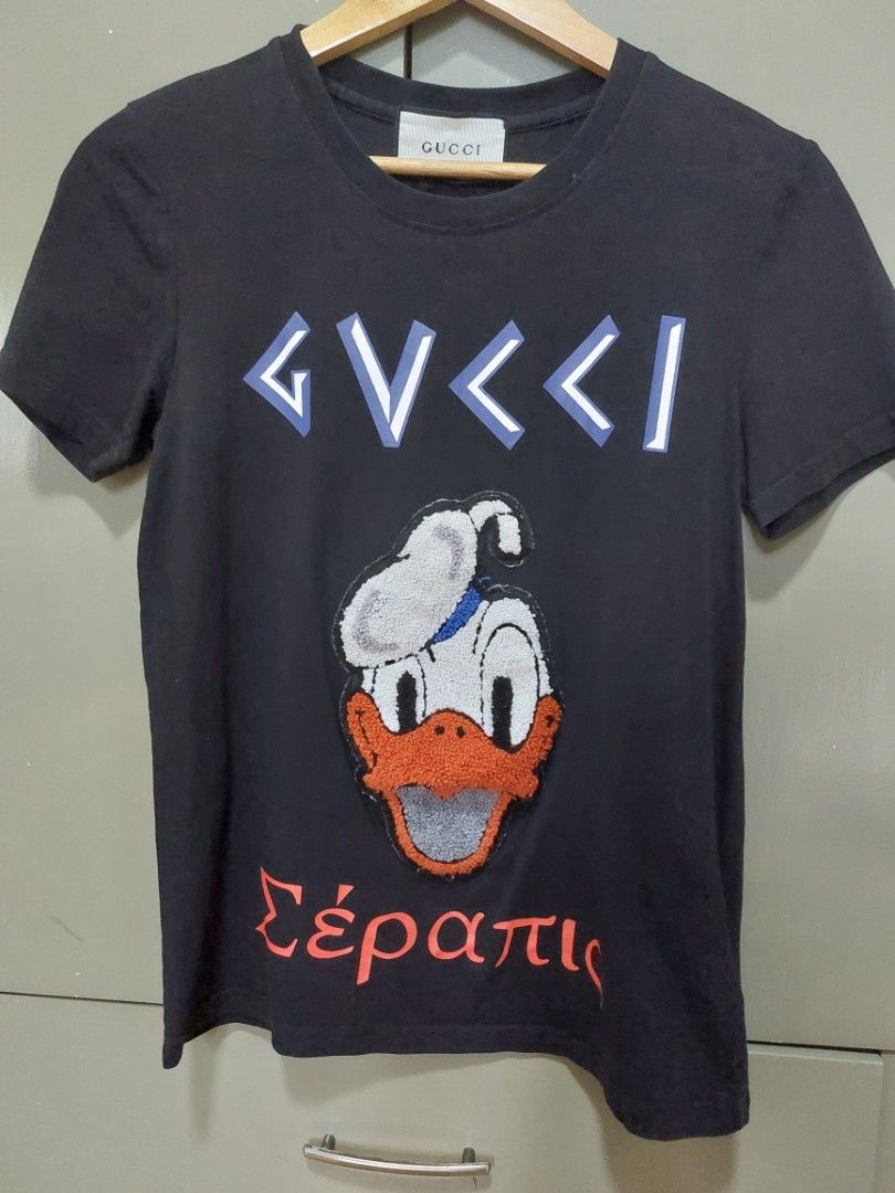 Gucci x Donald Duck Shirt, Women's Fashion, Tops, Shirts on Carousell