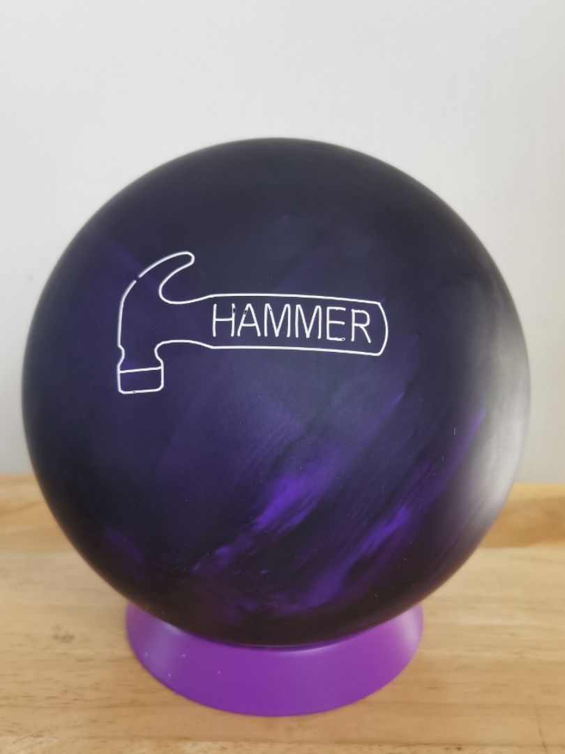 Hammer Black Widow Purple Pearl Urethane Bowling Ball + FREE