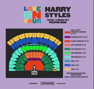 Harry Styles Love on Tour Concert Ticket