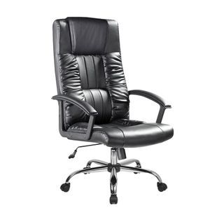 HBC-180 Ergodynamic  Faux Leather High Back Executive Office Chair Office Furniture (Black) Boss Chair, Manager Chair, Office Chair, Fabric Chair, Executive Chair, High Back Chair, Desk Chair, Gaming Chair