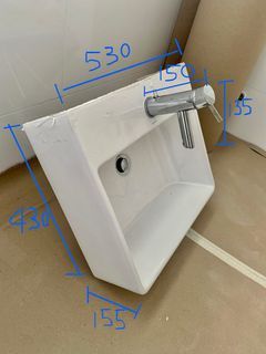 HDB BTO Sink Wash Basin with Mixer Tap CLAYTAN