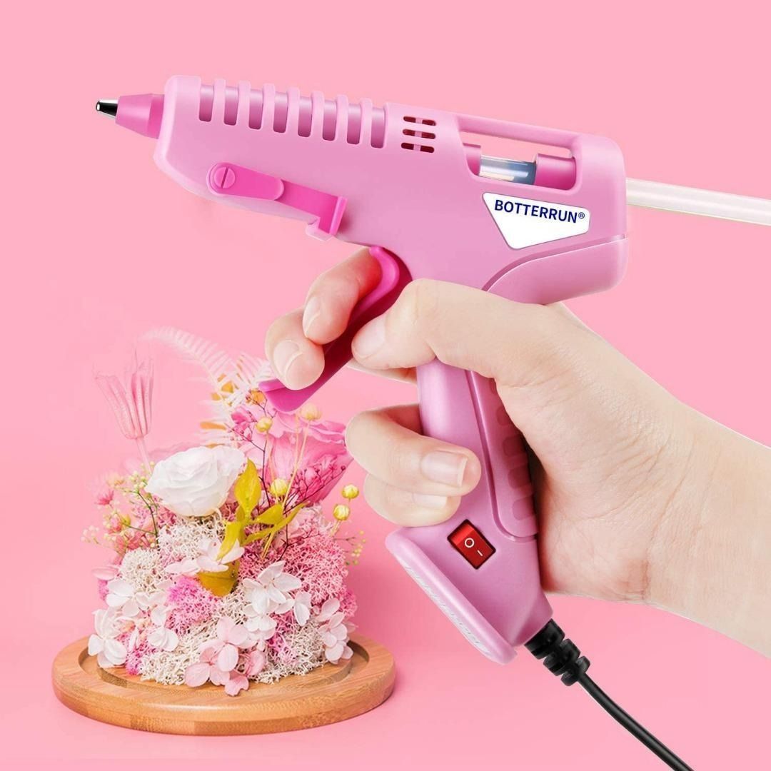 Mini Hot Glue Sticks for Glue Gun 0.27-inch x 4-inch Pink 6pcs