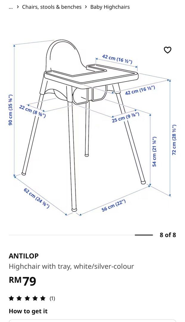 IKEA Baby HighChair on Carousell