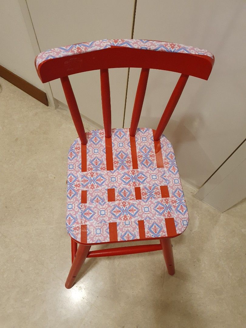 Ikea junior chair red, Furniture & Home Living, Furniture, Chairs on