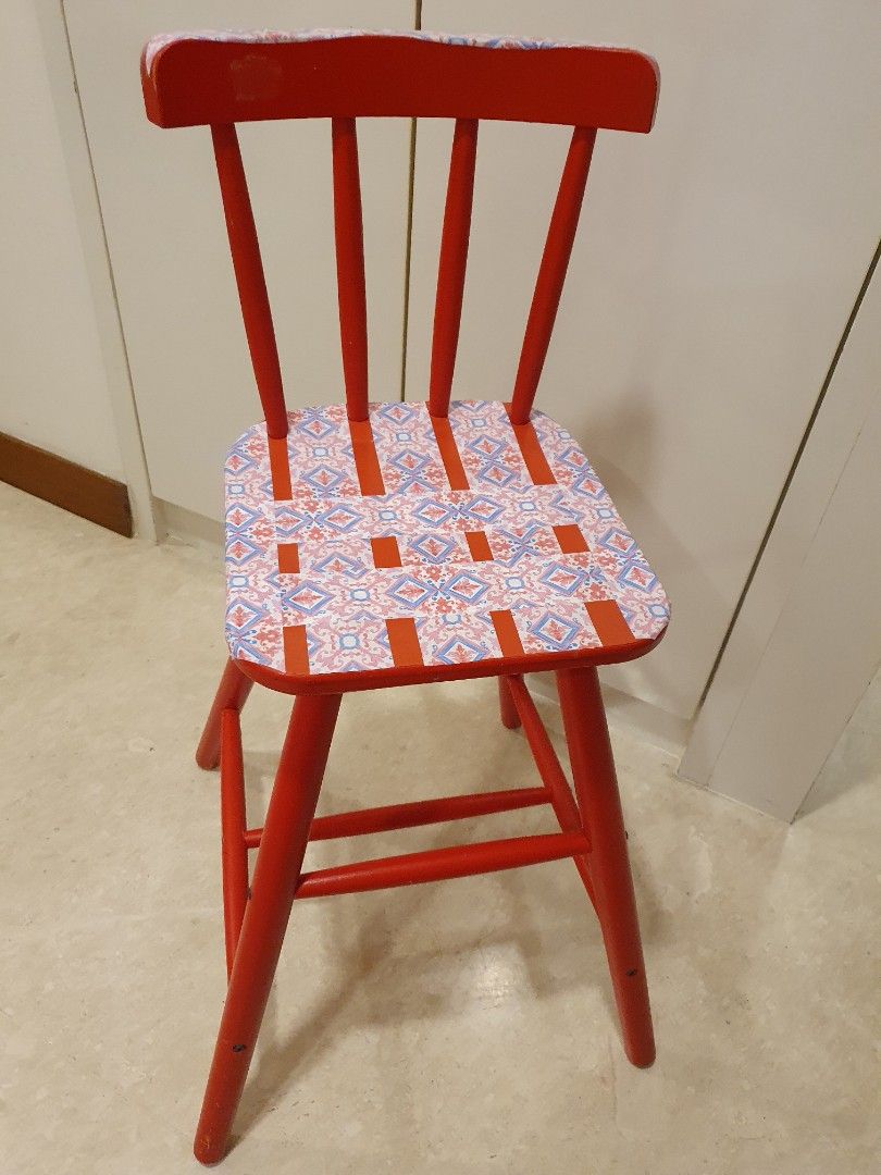 Ikea junior chair red, Furniture & Home Living, Furniture, Chairs on