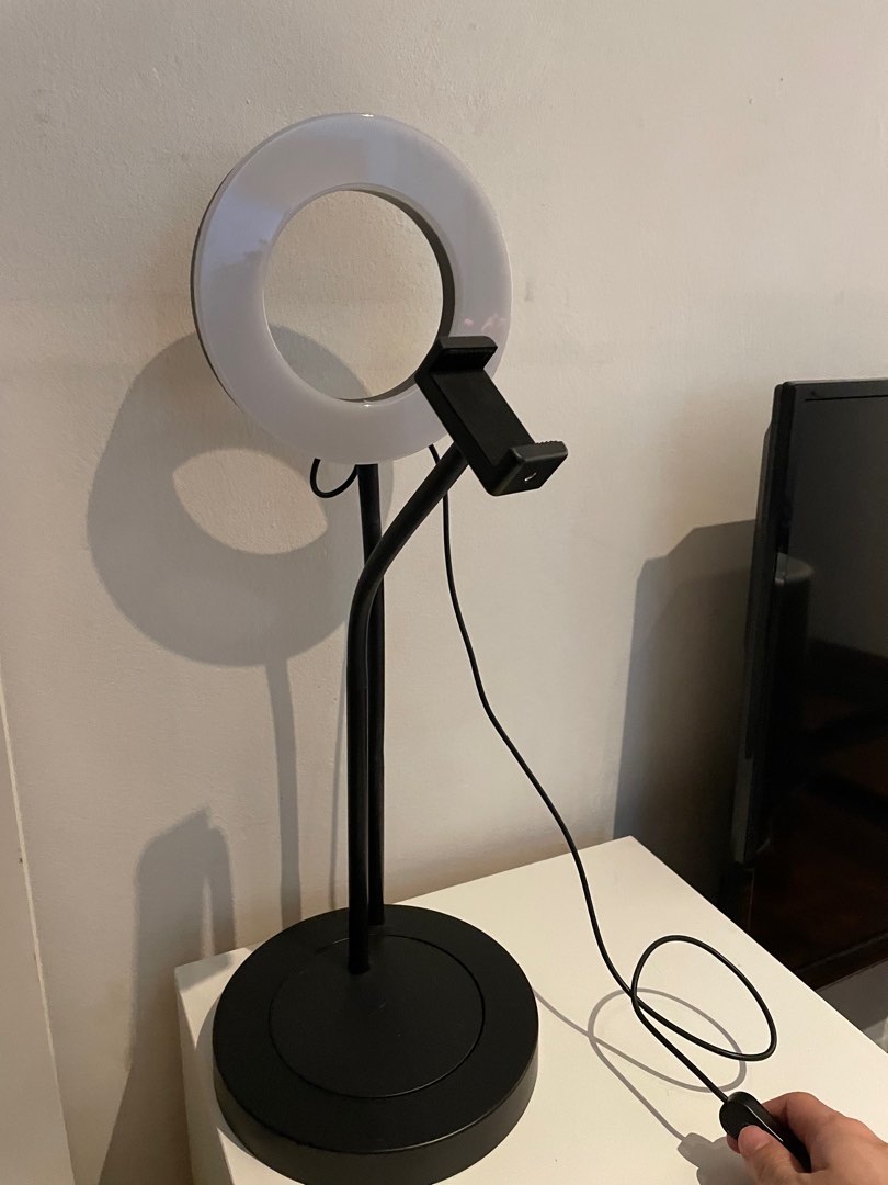 LÅNESPELARE Ring lamp with phone holder - IKEA