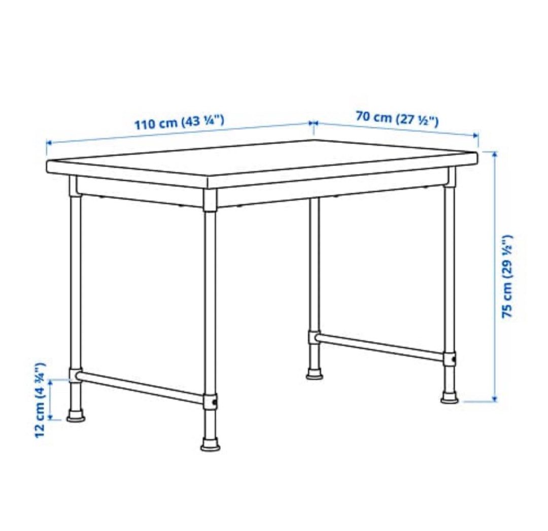 Study Table Sixe IKEA Study Table, Furniture & Home Living, Furniture, Tables & Sets on ...