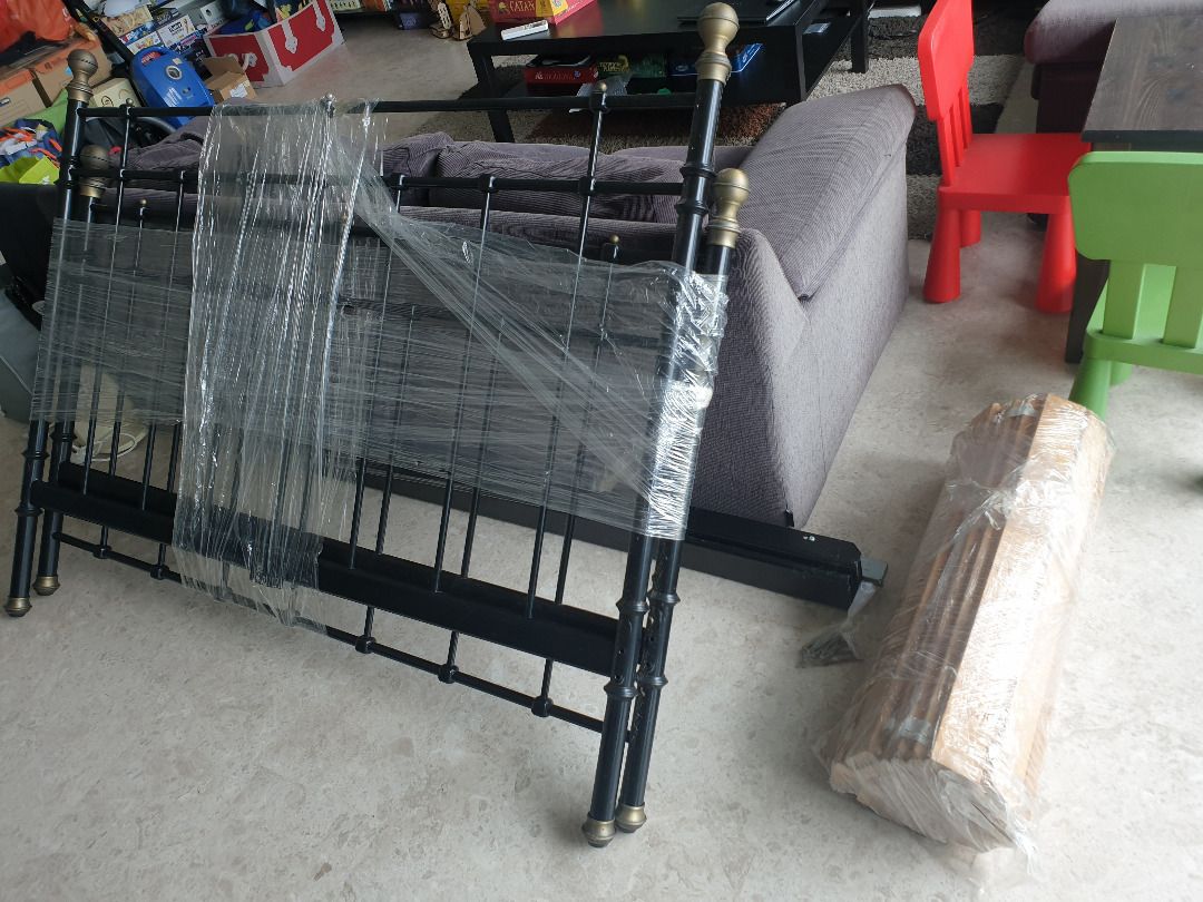 IKEA Svelvik Queen Bed Frame, Furniture & Home Living, Furniture, Bed