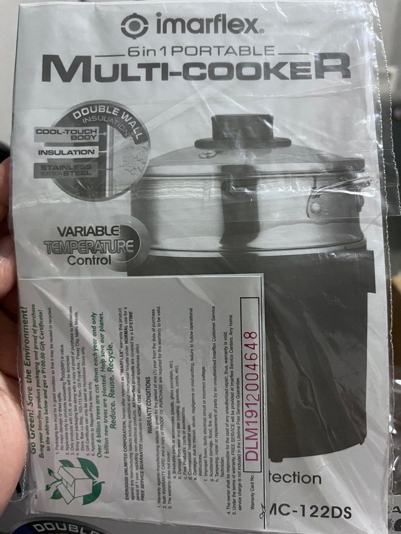 IMARFLEX MultiCooker, TV & Home Appliances, Kitchen Appliances