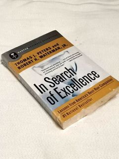 In Search of Excellence