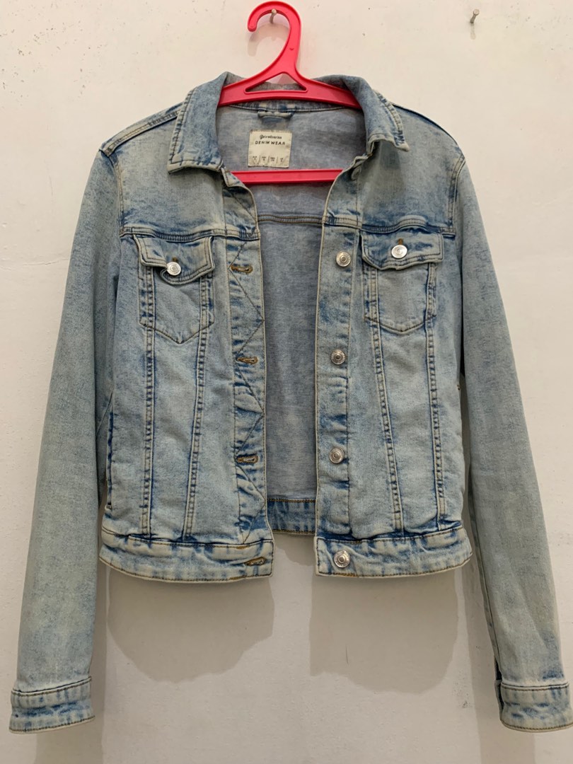 Jaket jeans stradivarius shop