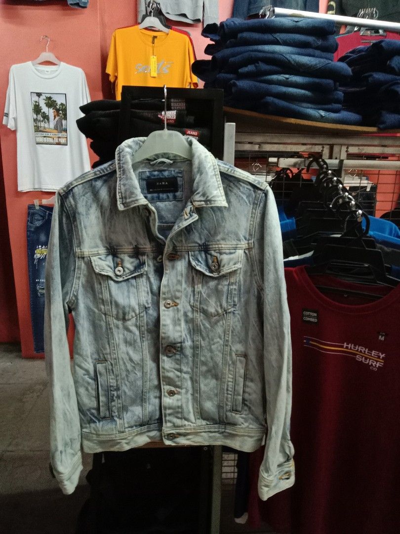 Jaket jeans zara store