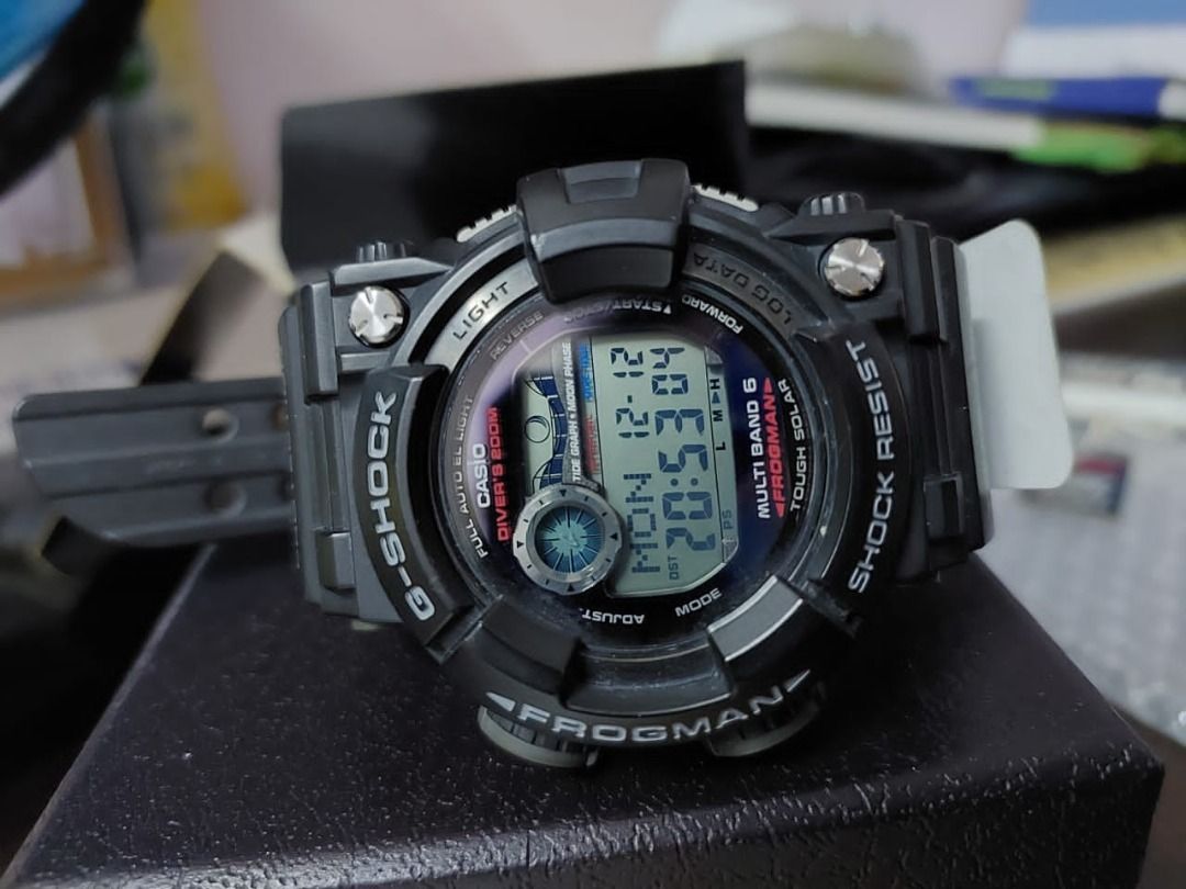 JAPAN SET ORIGINAL CASIO G SHOCK FROGMAN BASIC GWF 1000 1JF USED COLLECTION