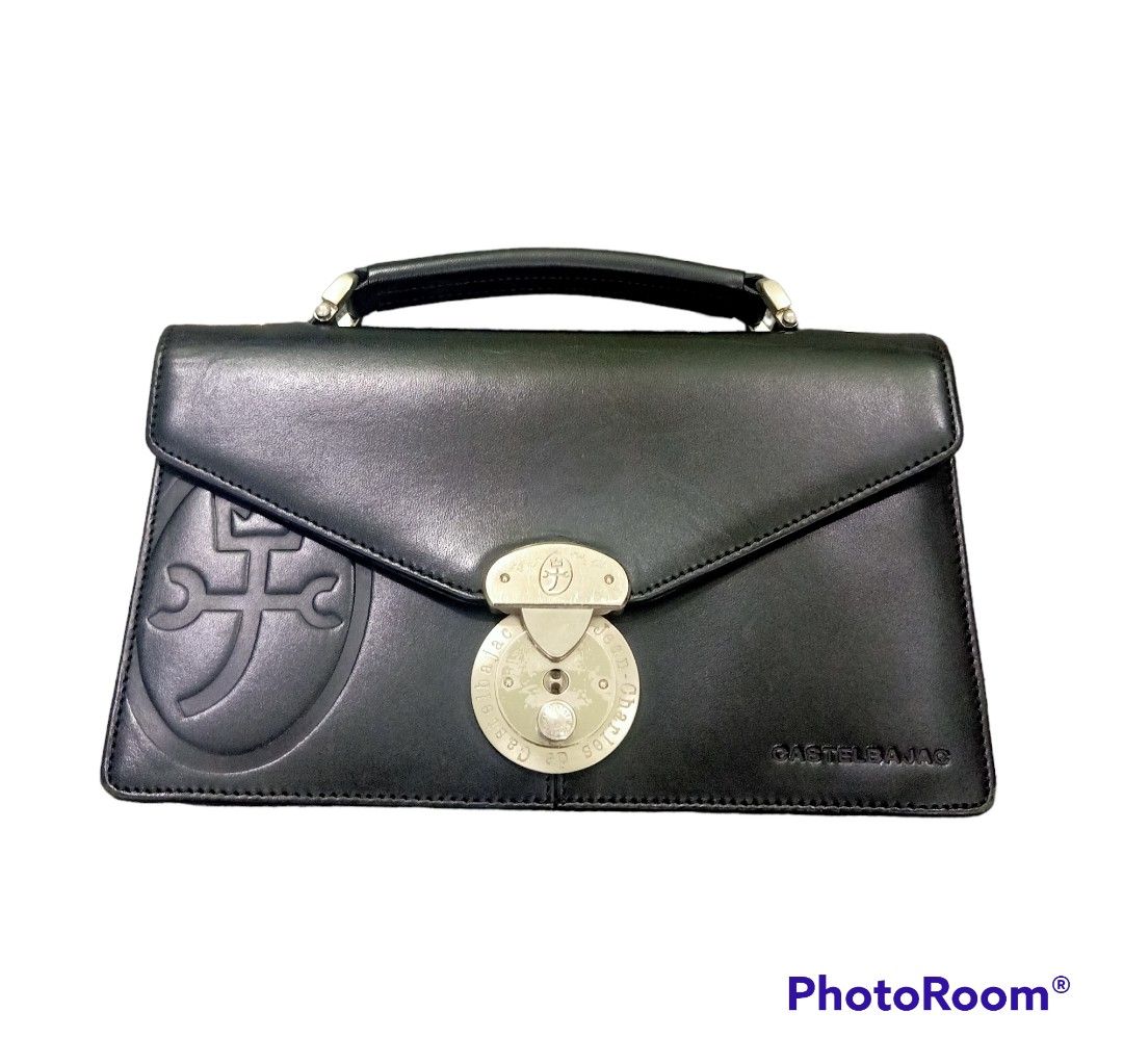 Jean Charles De Castelbajac Leather Clutch Bag, Luxury, Bags