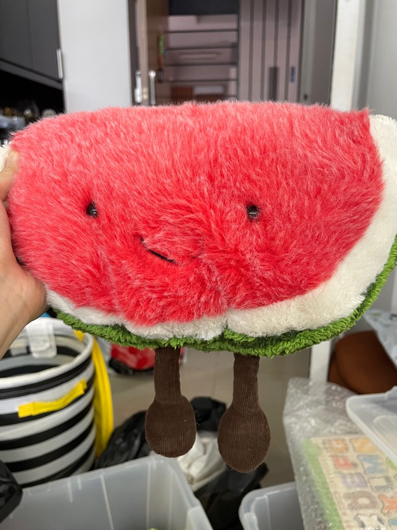 Jellycat Watermelon Toy, Babies & Kids, Infant Playtime on Carousell