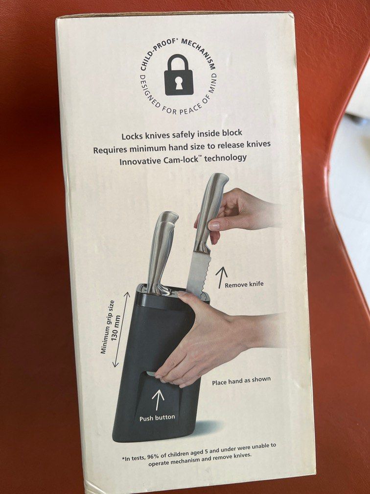 Joseph Joseph knife block holder LockBlock, Furniture & Home Living