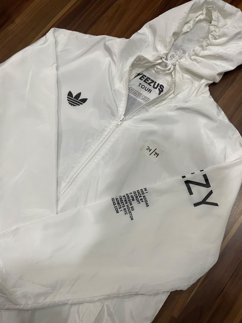 Kanye West Adidas Yeezy Yeezus 3 Season 1 Tour Windbreaker Hooded Jacket