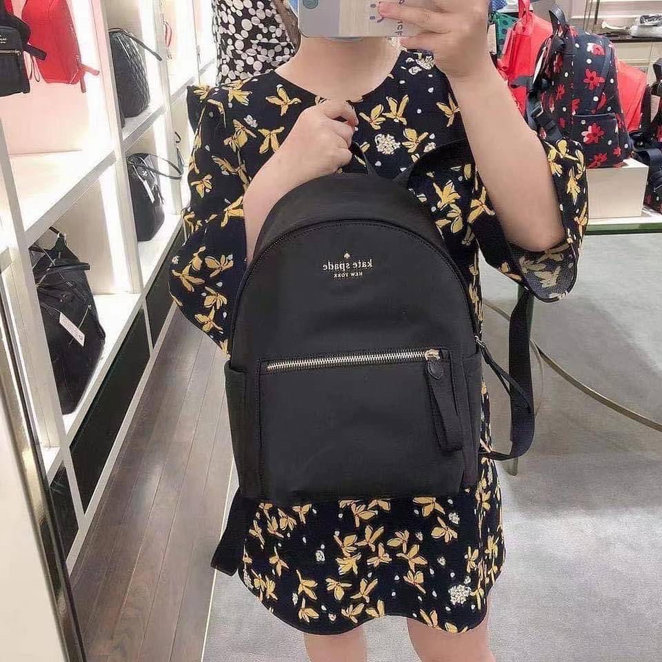 Nylon kate spade backpack 2025