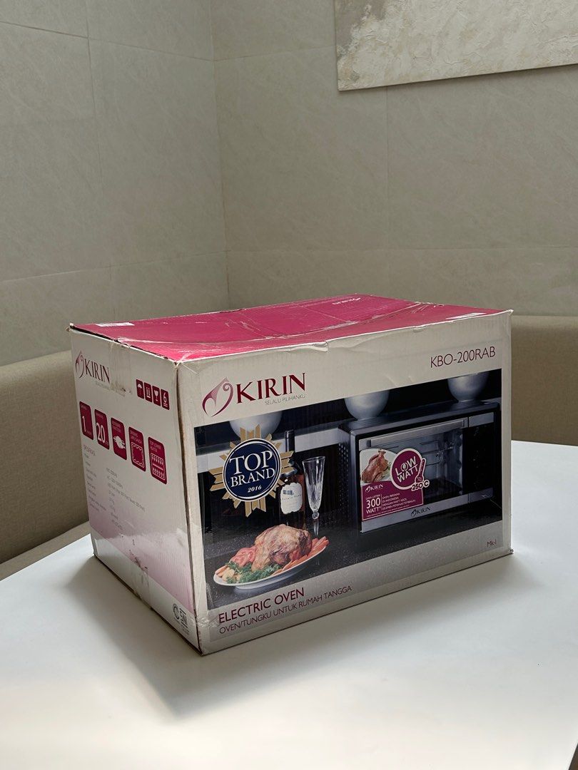 KIRIN Oven Listrik Low Watt 20 liter KBO200RAB, Kitchen & Appliances