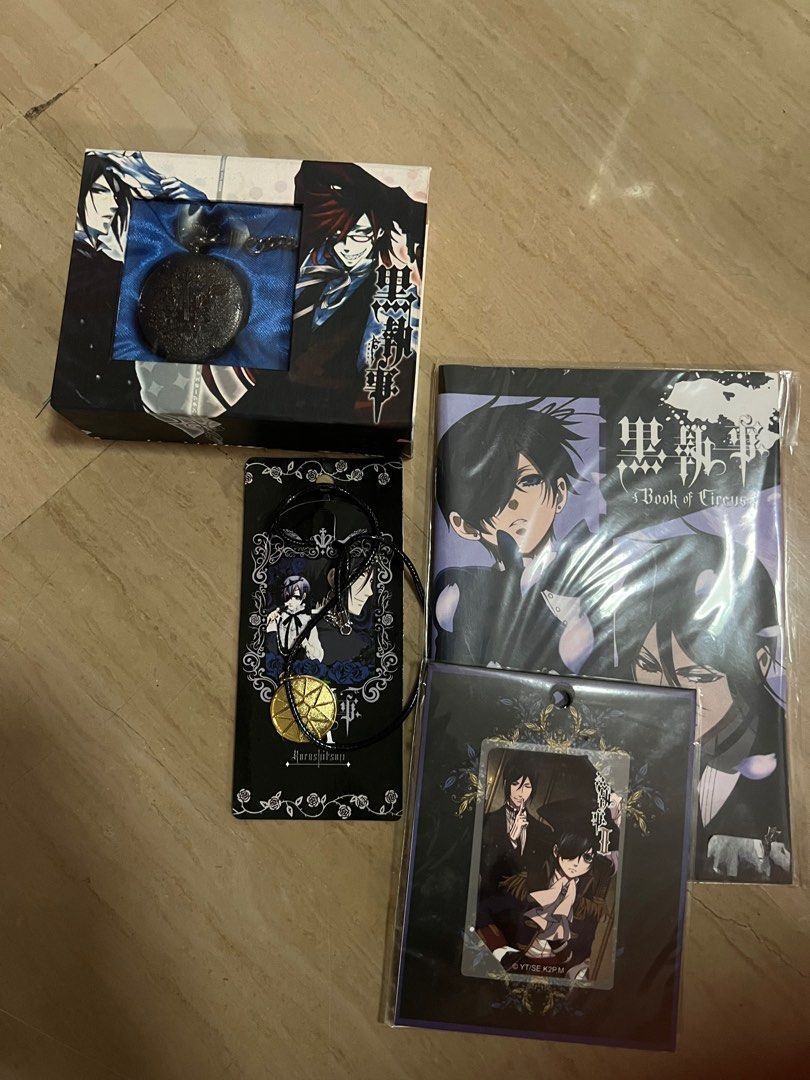 Kuroshitsuji Black Butler Merch, Hobbies & Toys, Memorabilia & Collectibles, Fan Merchandise on