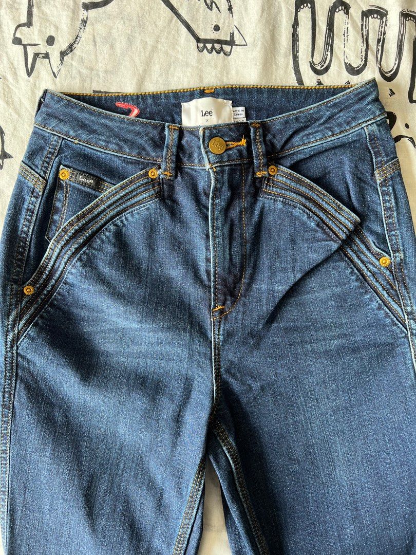 Lee x Self Portrait jeans