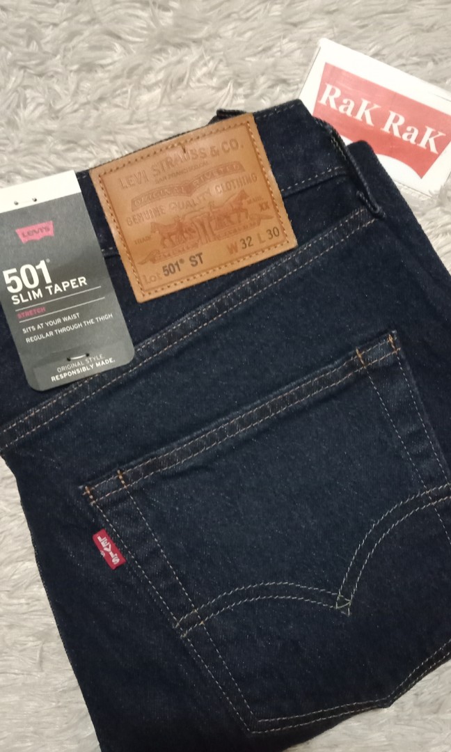 LEVI'S 501 ST(SLIM TAPER)32X30, Men's Fashion, Bottoms, Jeans on Carousell