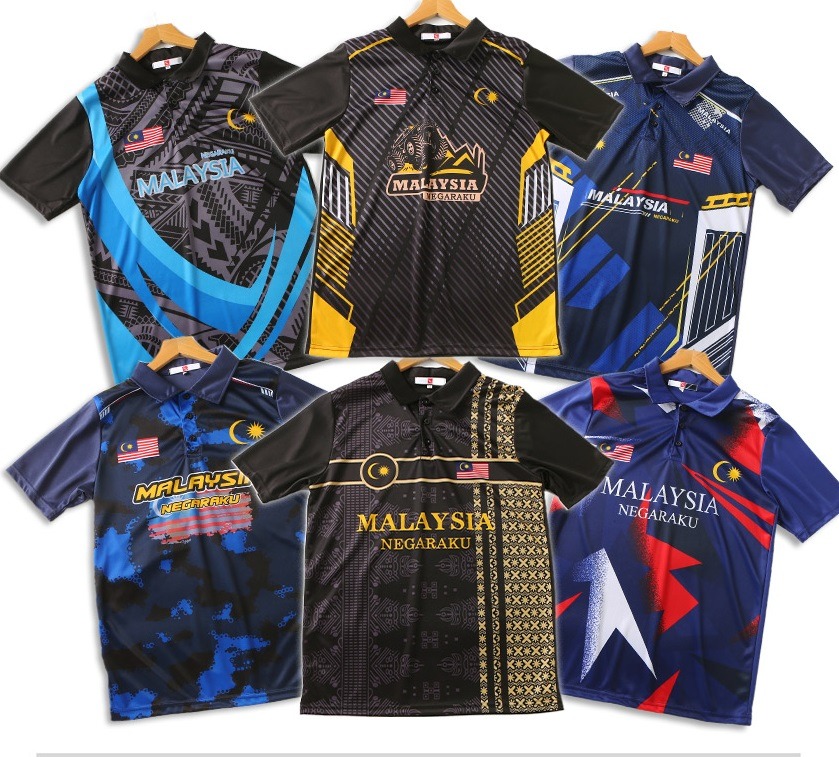 LFJ9228 PLUS SIZE UNISEX JERSEY T SHIRT MALAYSIA NEGARAKU FULL