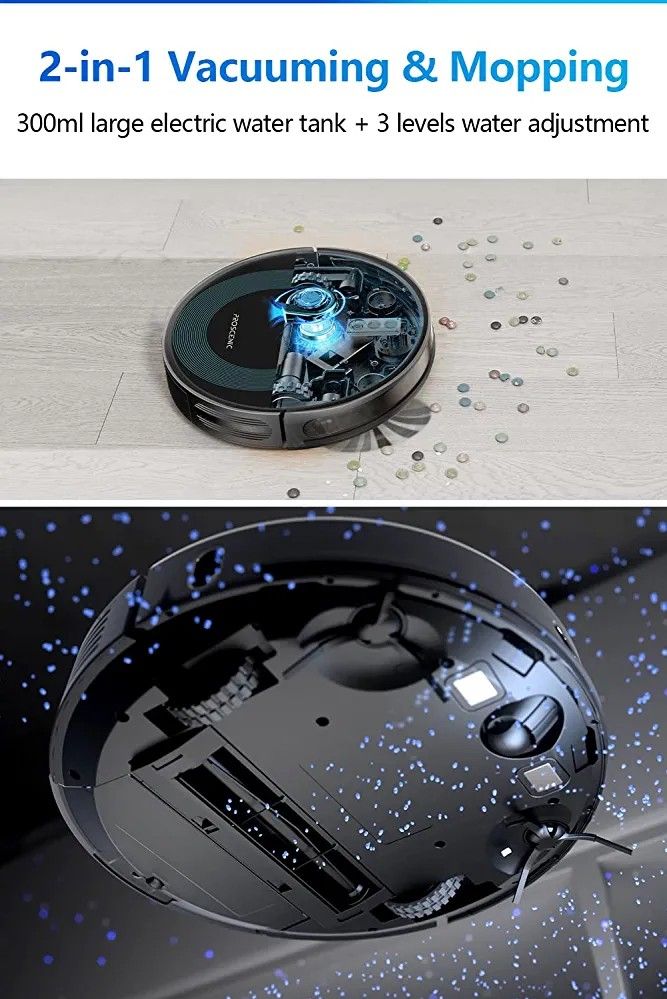Proscenic 850T Robot Vacuum Cleaner with mopping function