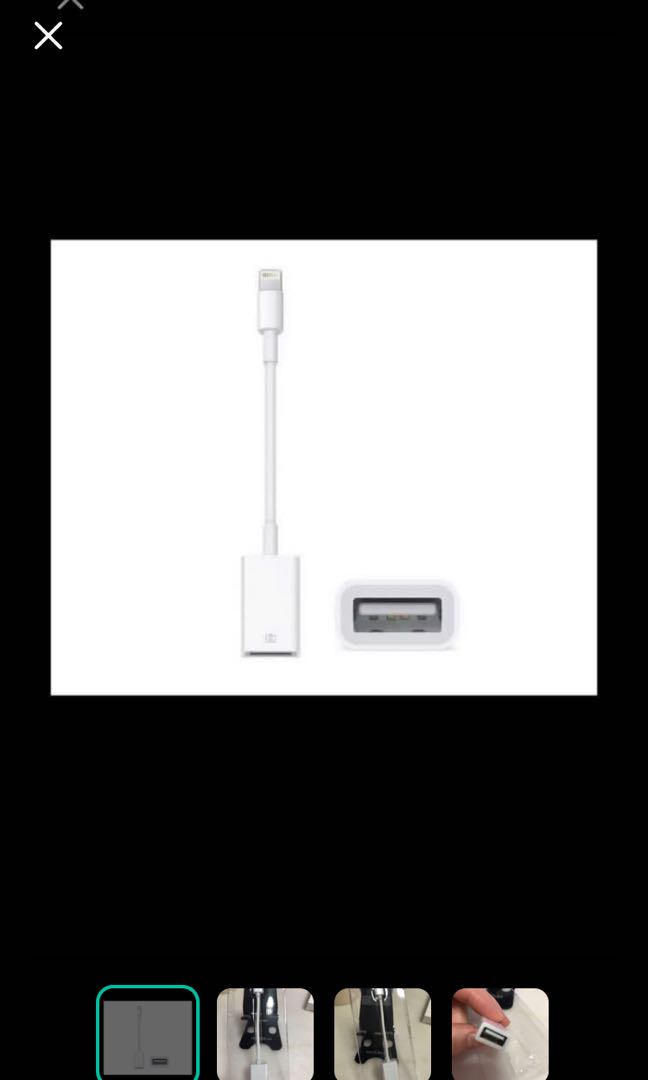 Lightning to USB Camera Adapter, Computers & Tech, Parts & Accessories
