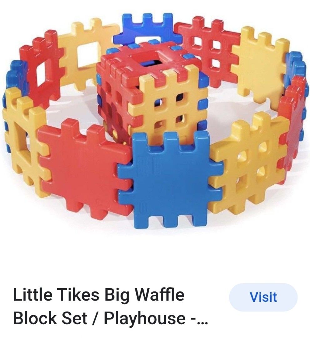 Little Tikes Big Waffle Block Set Hobbies Toys Toys Games on