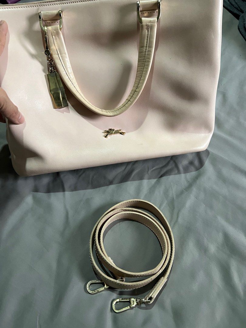 Longchamp Foulonne Leather Bag, Women's Fashion, Bags & Wallets