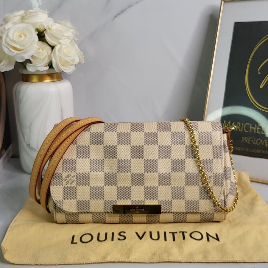 Louis Vuitton Favorite PM Damier Azur Reveal! 