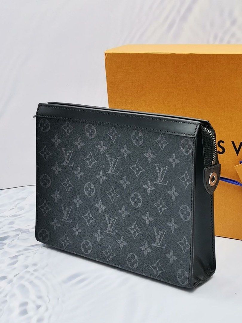 Louis Vuitton LV Pochette Voyage MM Damier Graphite, Luxury, Bags & Wallets  on Carousell