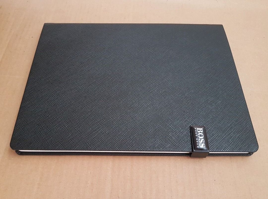 Luxury Hugo Boss Organizer Boss Designer Black Note Book Germany Art d cor Boss Clip Versatile Drawing Book Limited Edition Avant Garde Fashion