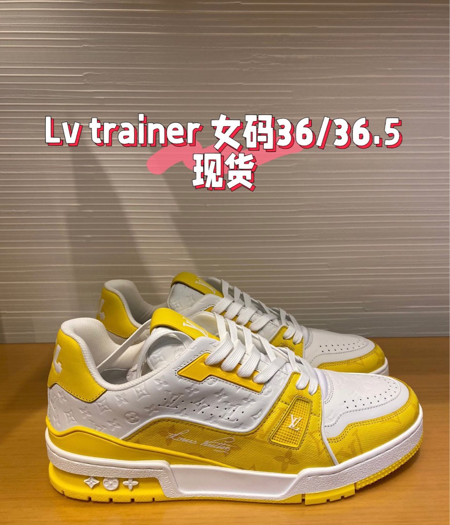 Men's Nigo LV Trainer Sneakers Limited Edition Printed Leather