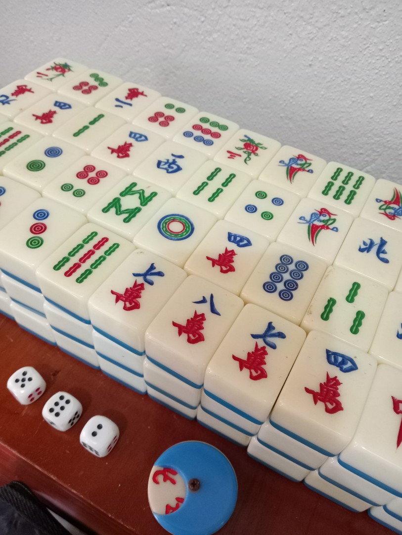 Mahjong tiles, Hobbies & Toys, Toys & Games on Carousell