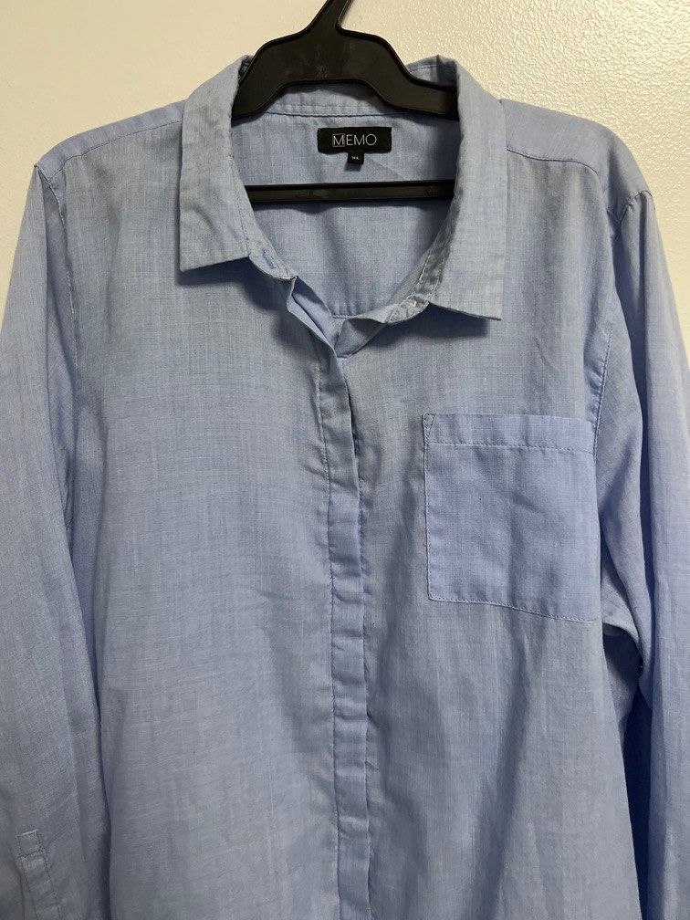 Memo Longsleeves Polo Shirt (Category: Longsleeves) located in Pasay City. Submitted by cheerspeachy (Listing ID 1207815451, Image 2). Description: .