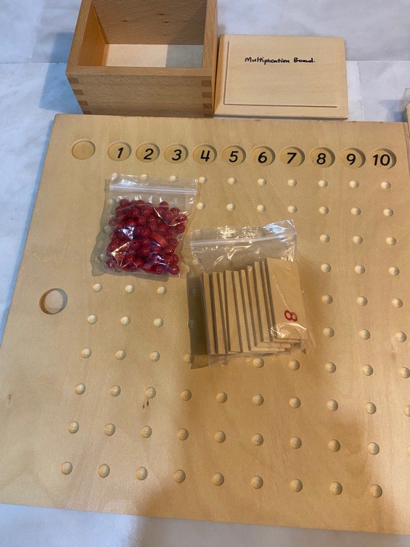 Montessori Addition subtraction multiplication division board, Hobbies ...