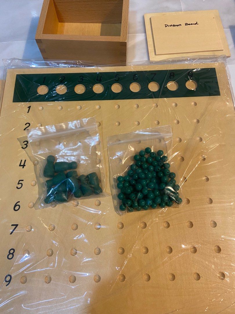 Montessori Addition subtraction multiplication division board, Hobbies ...