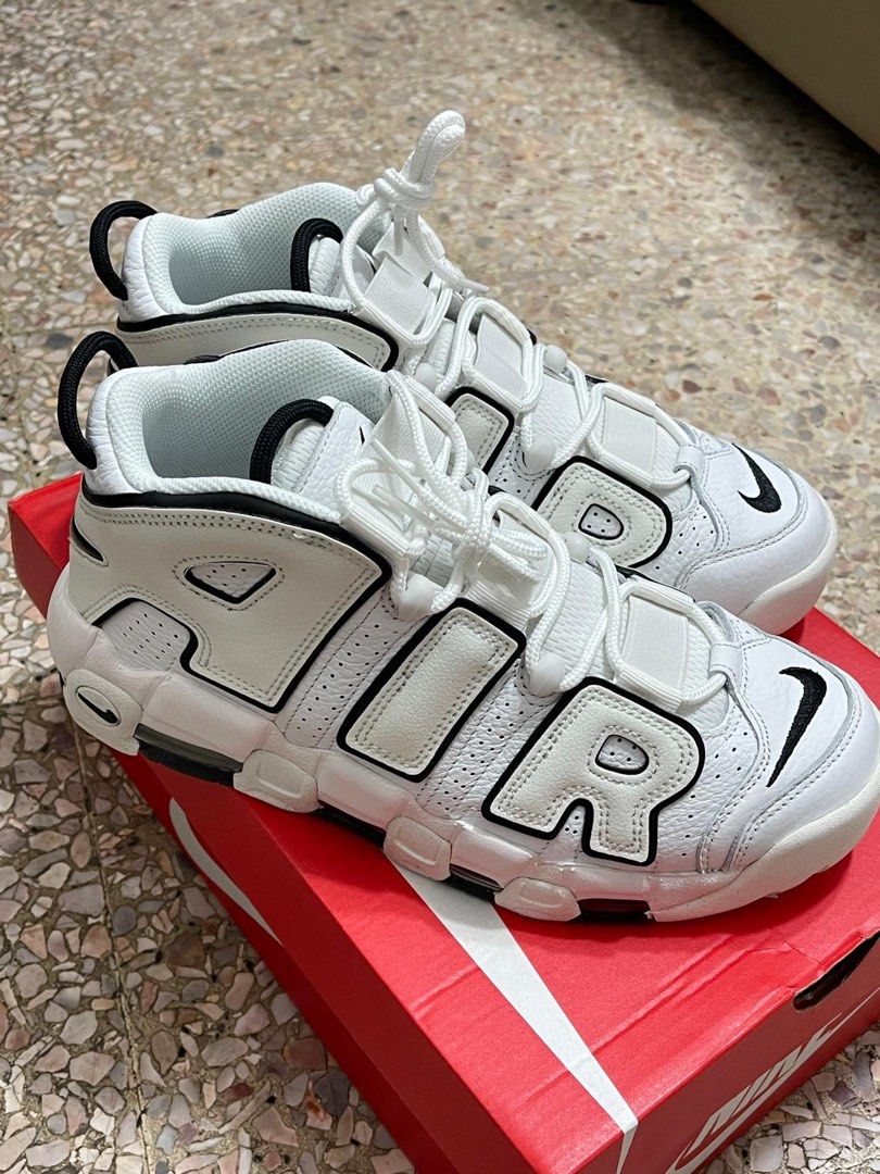 Nike Air More Uptempo White Black WMNS