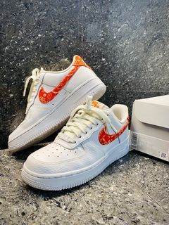 Nike Airforce 1 Paisley - Orange