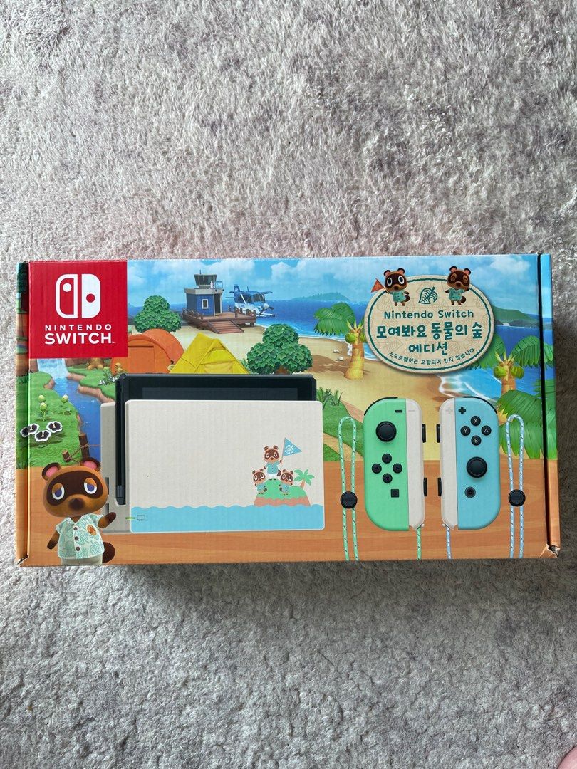 Nintendo Switch V2 Animal Crossing New Horizon Limited Edition With ...
