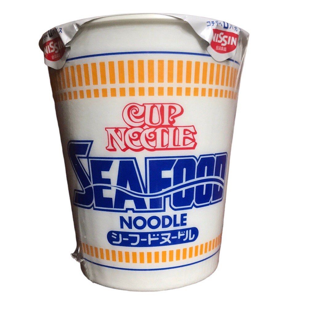 NISSIN CUP INSTANT NOODLES SEAFOOD LIGHT & ORIGINAL FLAVOR MADE IN