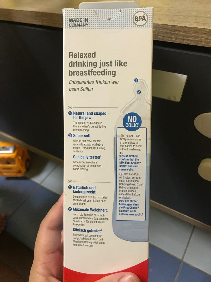 NUK Bottle Feeding ( 2bottle for Rm30 ), Babies & Kids, Nursing & Feeding, Breastfeeding
