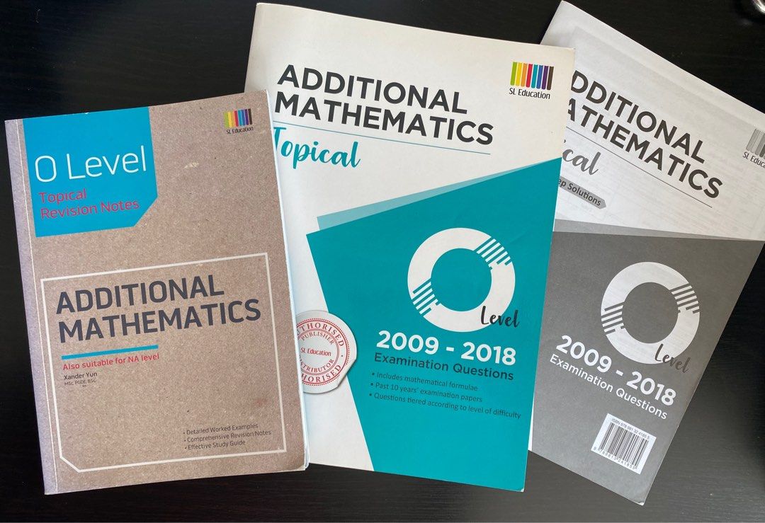 Level 0 Veblen Math O Level Additional Mathematics, Hobbies & Toys, Books & Magazines ...