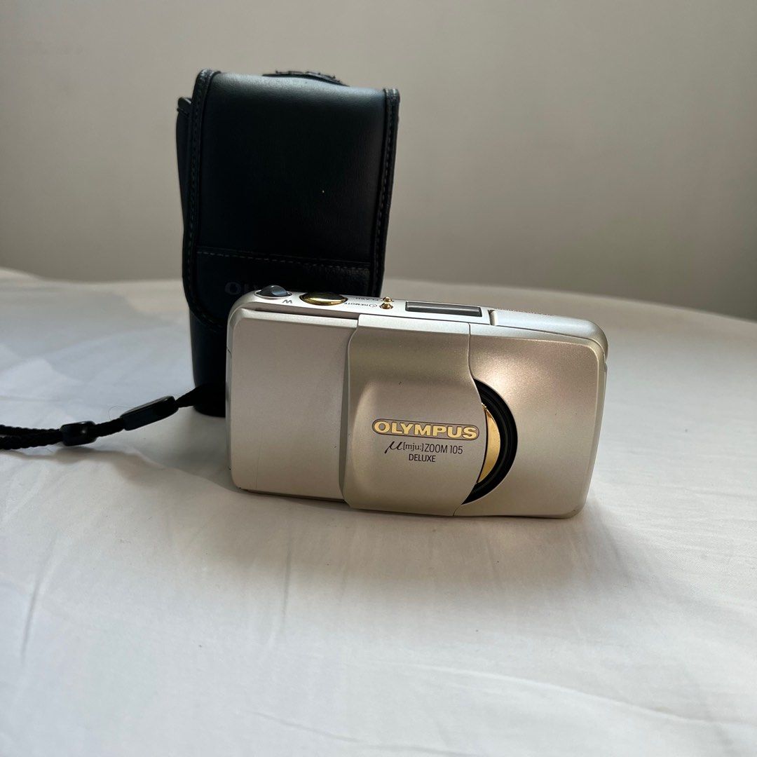 Olympus Mju Zoom 105 Deluxe Film Camera, Photography, Cameras on Carousell